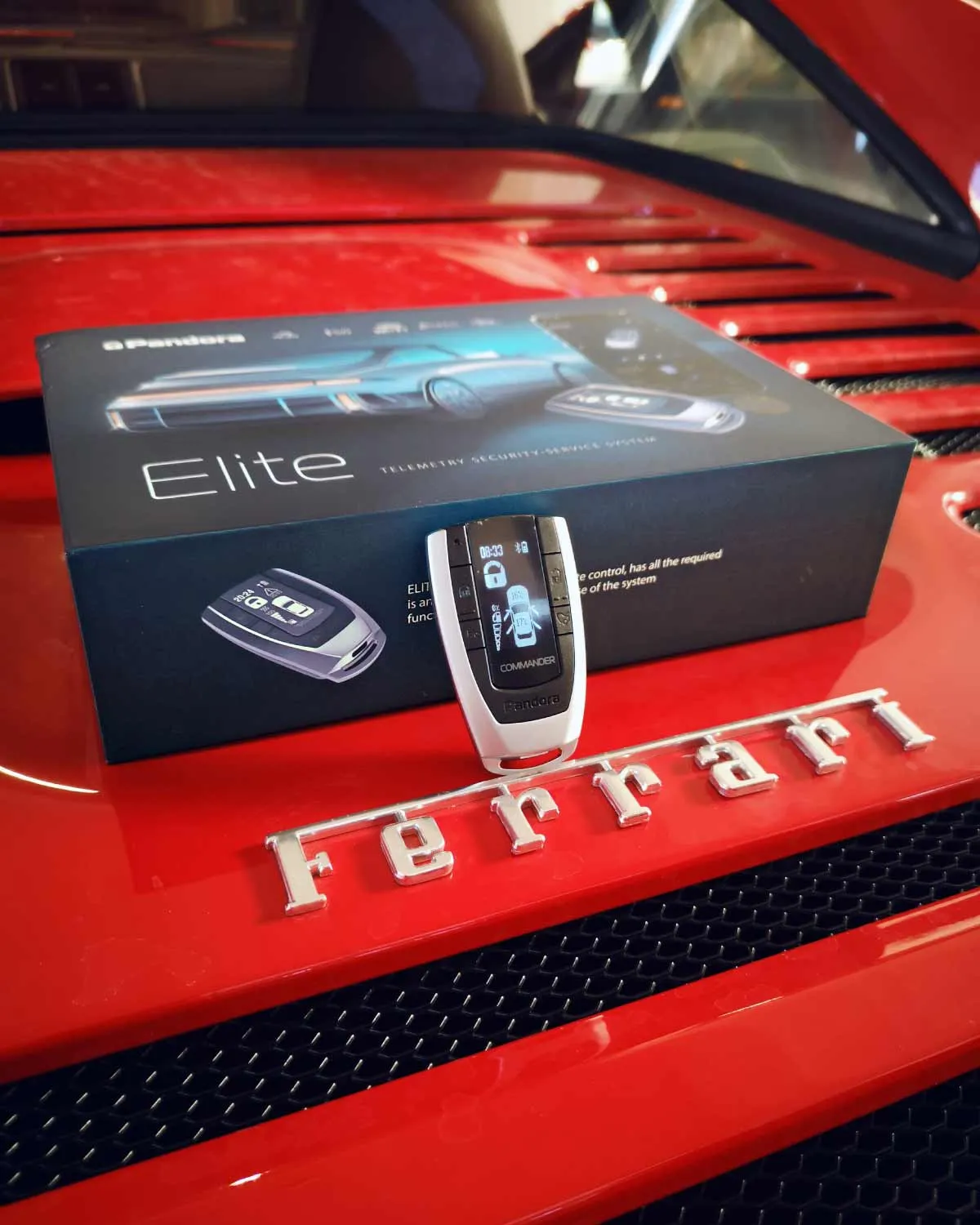 Ferrari F355 Berlinetta with Pandora Elite V3 installed